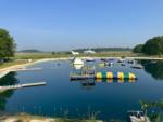 Water play area at site Winona Lake Campground - thumbnail