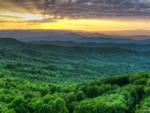 Blue Ridge Mountains at sunset at Blue Ridge RV Resort - thumbnail