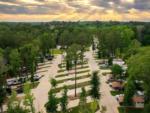 Aerial view of the park at WOODLAND CREEK RV PARK - thumbnail