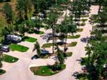 Birdseye view of the RV sites at WOODLAND CREEK RV PARK - thumbnail