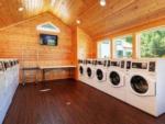 Interior of the laundry facility at WOODLAND CREEK RV PARK - thumbnail