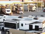 RVs in covered and uncovered sites at NOMADLAND RV STAY - thumbnail