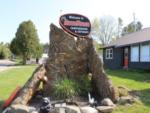 Welcome sign at Bear Ridge Campground - thumbnail