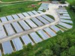 Aerial view of paved sites at OLD FORT RV PARK - thumbnail