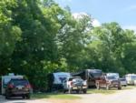 Parked RV's at site Blue Springs Ranch - thumbnail