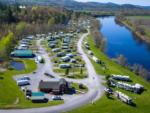 Aerial View at RIVER MEADOW CAMPGROUND - thumbnail