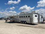 Horse trailer parked at Sandhills Global Event Center - thumbnail