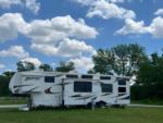 Parked trailer at site Sandhills Global Event Center - thumbnail