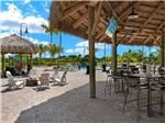 Covered pool area and fire pit at Laguna Caribe - thumbnail