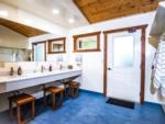 Sink area in the restrooms at LAKESHORE CABINS AND CAMPGROUND - thumbnail