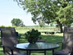 Table and 2 chairs at HOPEWELL BRIDGE WINERY & RV PARK - thumbnail