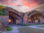 Archaic brick structure at PALM COVE RV VILLAGE - thumbnail