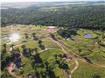 Aerial view of driving course with trees - thumbnail