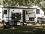 Parked trailer at site Serendipity Resort & Campground - thumbnail