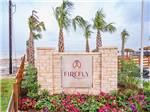 Entrance sign at Firefly Resort Coastal Bend - thumbnail