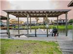 Covered area to dock a boat at Firefly Resort Coastal Bend - thumbnail