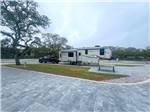 Trailer parked in pavered site - thumbnail
