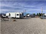 Trailers parked on gravel sites - thumbnail