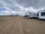 Parked trailer at site Mosquero RV and Stalls - thumbnail