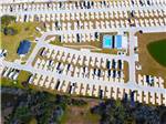 Aerial view of the RV park at LHTX RV Resort - thumbnail