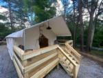 One of the glamping tents available at Timberline Glamping at Cheaha State Park - thumbnail