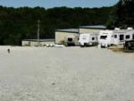 Parked trailers at site Table Rock Oasis Campground - thumbnail