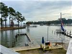 Boat slips and docks at the lake at Mill Creek Marina & Campground - thumbnail