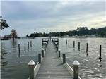 A pier on the lake at Mill Creek Marina & Campground - thumbnail