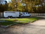 View of a trailer on campground at Dillsboro RV River Park - thumbnail