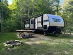 View of trailer on campround at Superior Times Resort - thumbnail