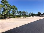 A view of a row of gravel sites - thumbnail