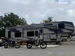 Trailer parked at Route 62 Motor Resort - thumbnail
