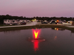 Water feature at night Dogwood Family Campground - thumbnail