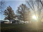 Rental cabins at sundown - thumbnail