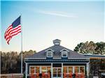 Flag by the main office - thumbnail