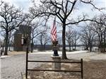 A waving American flag - thumbnail