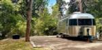 An Airstream trailer in a shady site at Big Tex Campgrounds - thumbnail