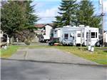 An empty paved RV site - thumbnail