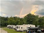 Rainbow in the sky above the sites - thumbnail