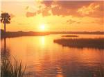 Florida sunset over the river - thumbnail