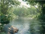 A nearby tree-lined river - thumbnail