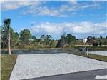 A large back-in site on the river - thumbnail
