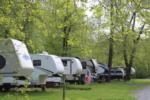Parked trailer's at site Greene Hills Resort and Campground - thumbnail