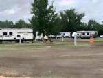 Parked trailer at site South Tyler RV Park - thumbnail