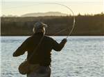 Man fly fishing - thumbnail