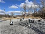 Gravel RV sites with picnic tables - thumbnail