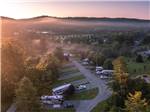 Aerial view of the sites at sunset - thumbnail