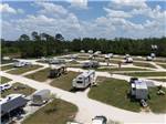 Travel trailers parked in RV spots - thumbnail