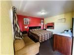 Interior of one of the motel rooms - thumbnail