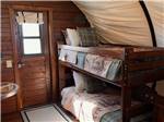 Bunkbeds in a covered wagon - thumbnail